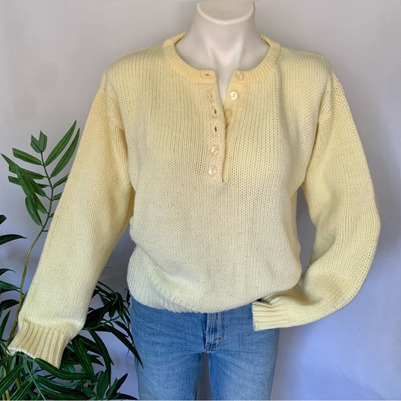 v i n t a g e :: Slouchy Pastel Granny Knit Sweater - Picture 9 of 9